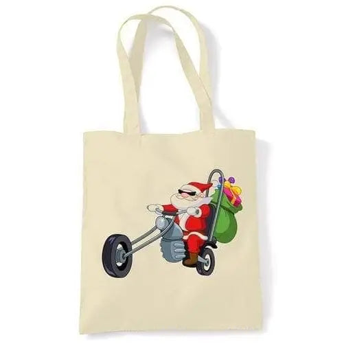 Santa Biker Shoulder Bag