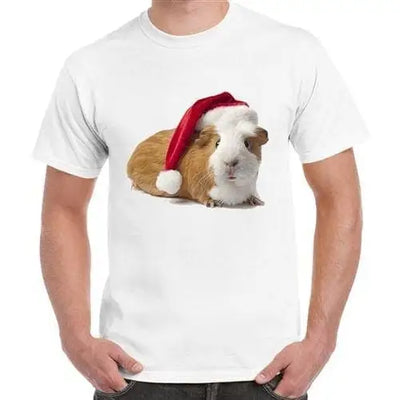 Santa Claus Guinea Pig Men's Christmas T-Shirt