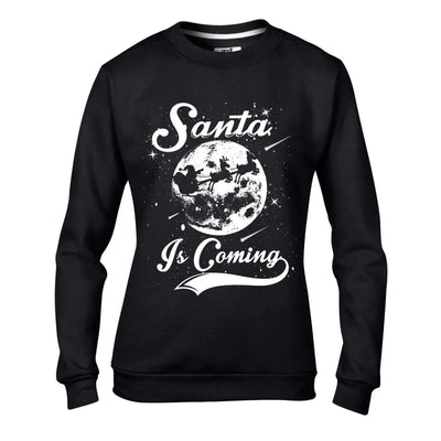 Santa Is Coming Father Christmas Women's Sweater \ Jumper XXL