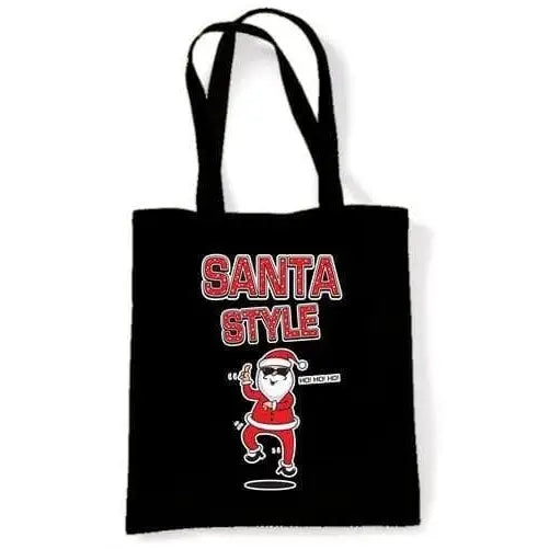 Santa Style Funny Christmas Shoulder Bag