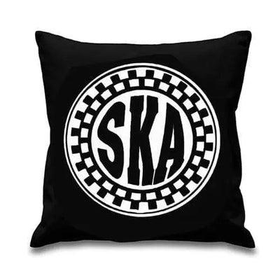 Ska Circle 2 Tone Sofa Cushion Black