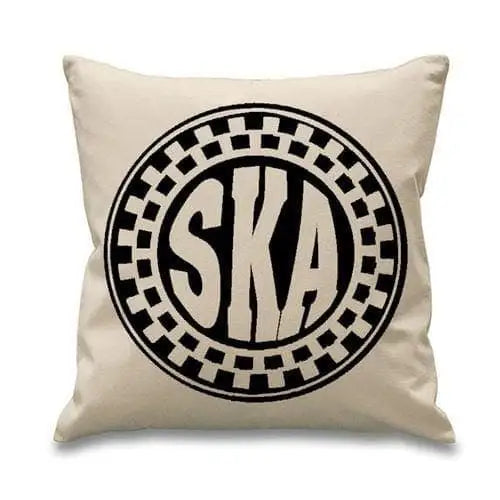 Ska Circle 2 Tone Sofa Cushion Cream