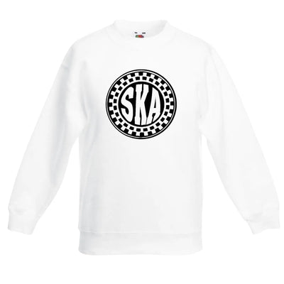 Ska Circle Children's Unisex Sweatshirt Jumper 7-8