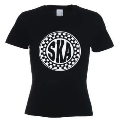 Ska Circle Logo Women's T-Shirt L / Black
