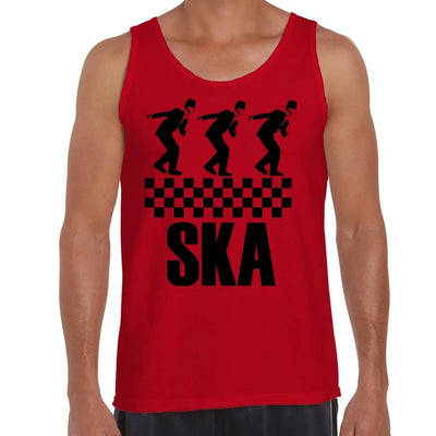 Ska Dancers Men's Tank Vest Top M / Red