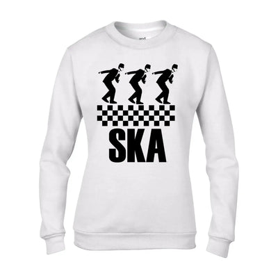 Ska Dancers Women's Sweatshirt Jumper S / White