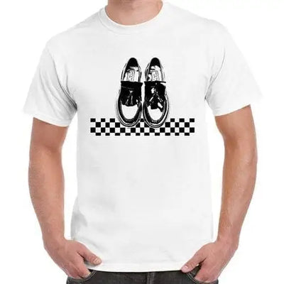 Ska Dancing Shoes Men's T-shirt S / White