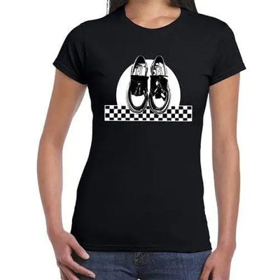 Ska Dancing Shoes Women's T-shirt L / Black