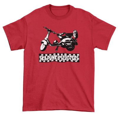 Ska Punk & Scooters Men's Mod T-Shirt XXL / Red