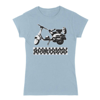 Ska Punk & Scooters Women's Mod T-Shirt L / Light Blue