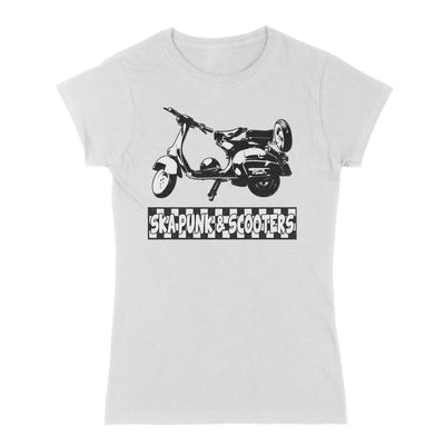 Ska Punk & Scooters Women's Mod T-Shirt L / White