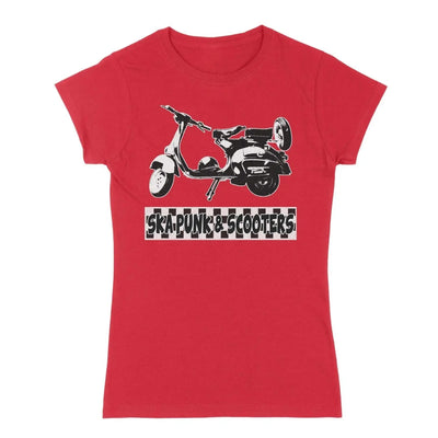 Ska Punk & Scooters Women's Mod T-Shirt S / Red