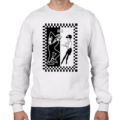 Ska Rectangle Men's Sweatshirt Jumper M / White