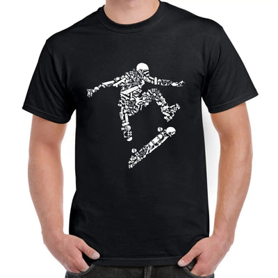 Skateboarder Men's T-Shirt 3XL / Black
