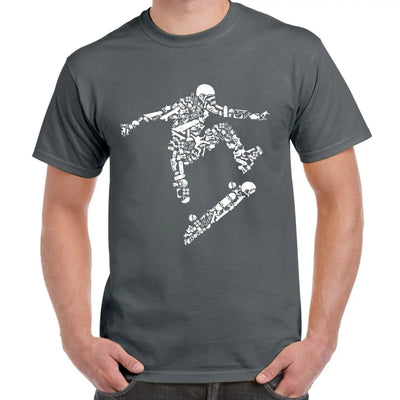 Skateboarder Men's T-Shirt L / Charcoal