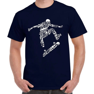 Skateboarder Men's T-Shirt L / Navy Blue