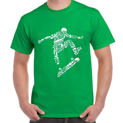Skateboarder Men's T-Shirt M / Kelly Green
