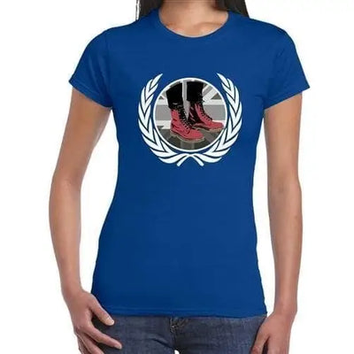 Skinhead Docs Women's T-shirt M / Blue