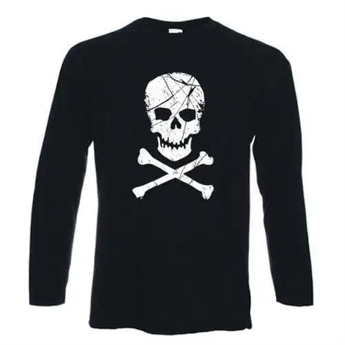Skull & Crossbones Fancy Dress Long Sleeve T-Shirt