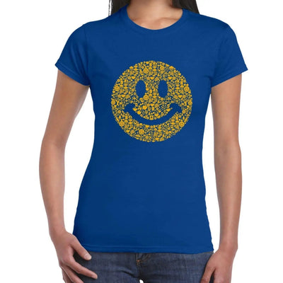 Smiley Acid Face Women's T-Shirt S / Royal Blue