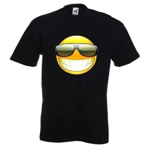 Smiley Face Acid House T-Shirt L / Black