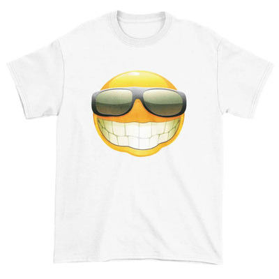 Smiley Face Acid House T-Shirt L / White
