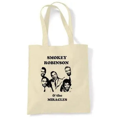 Smokey Robinson & The Miracles Shoulder Bag Cream