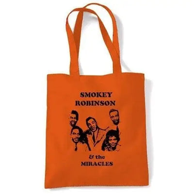 Smokey Robinson & The Miracles Shoulder Bag Orange