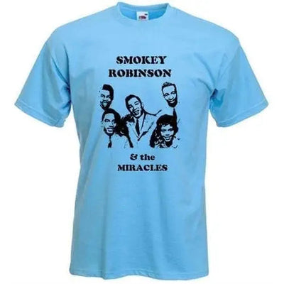 Smokey Robinson & The Miracles T-Shirt L / Light Blue