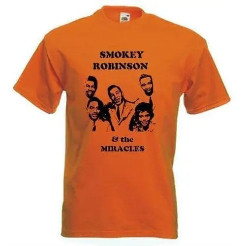 Smokey Robinson & The Miracles T-Shirt L / Orange