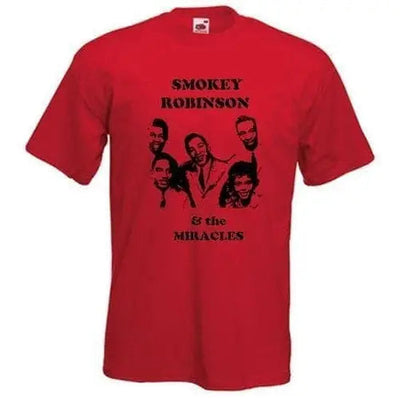 Smokey Robinson & The Miracles T-Shirt L / Red