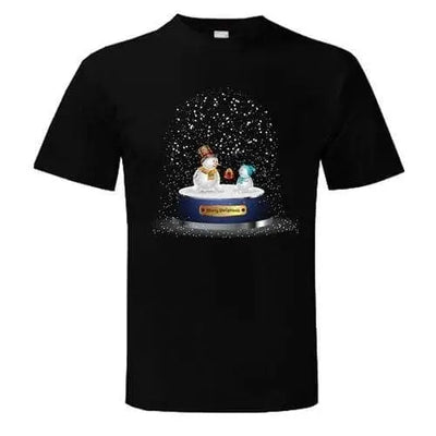Snow Globe Men's Christmas T-Shirt
