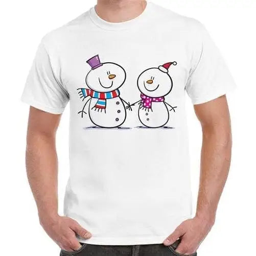 Snowman and Snow Woman Men&
