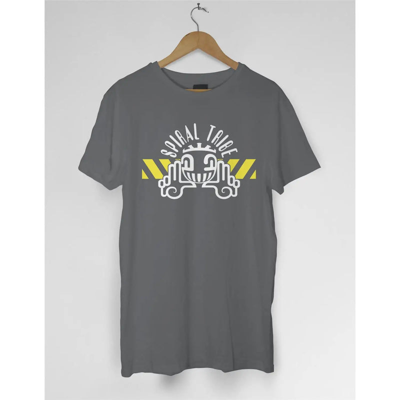 Spiral Tribe Logo T Shirt - L / Charcoal - Mens T-Shirt