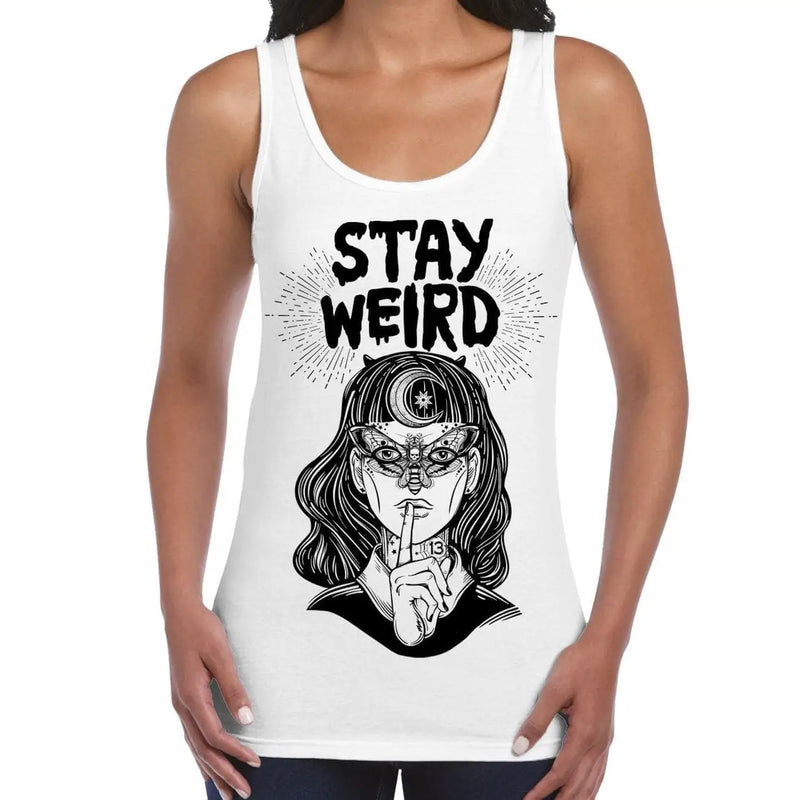 Stay Wierd Witch Girl Hipster Large Print Women&