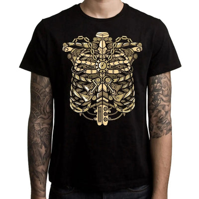 Steampunk Ribcage Men's T-Shirt L