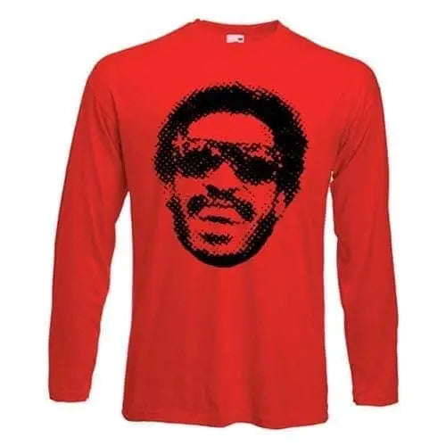 Stevie Wonder Long Sleeve T-Shirt XXL / Red