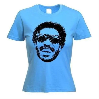 Stevie Wonder Women's T-Shirt L / Light Blue