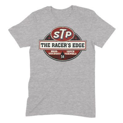 STP Logo The Racers Edge Mens T-Shirt - L / Light Grey -
