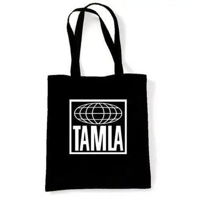 Tamla Motown Globe Logo Shoulder Bag Black