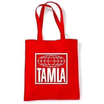 Tamla Motown Globe Logo Shoulder Bag Red