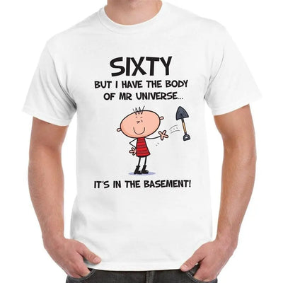 The Body of Mr Universe Mens 60th Birthday Men's T-Shirt