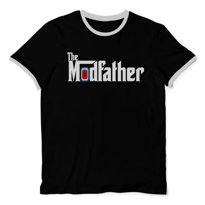 The Modfather Ringer Style T-Shirt L / Black