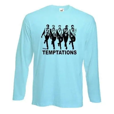 The Temptations Long Sleeve T-Shirt XXL / Light Blue