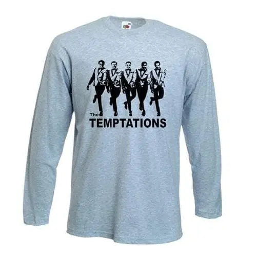 The Temptations Long Sleeve T-Shirt XXL / Light Grey