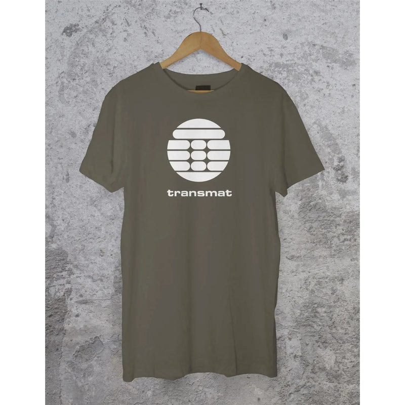 Transmat Records T Shirt - Detroit Techno Derrick May EDM House Music XL / Khaki