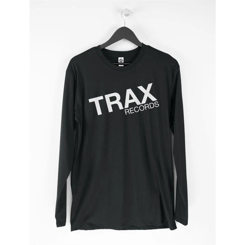Trax Records Long Sleeve T-Shirt - Chicago House Acid Mr Fingers Phuture M / Black