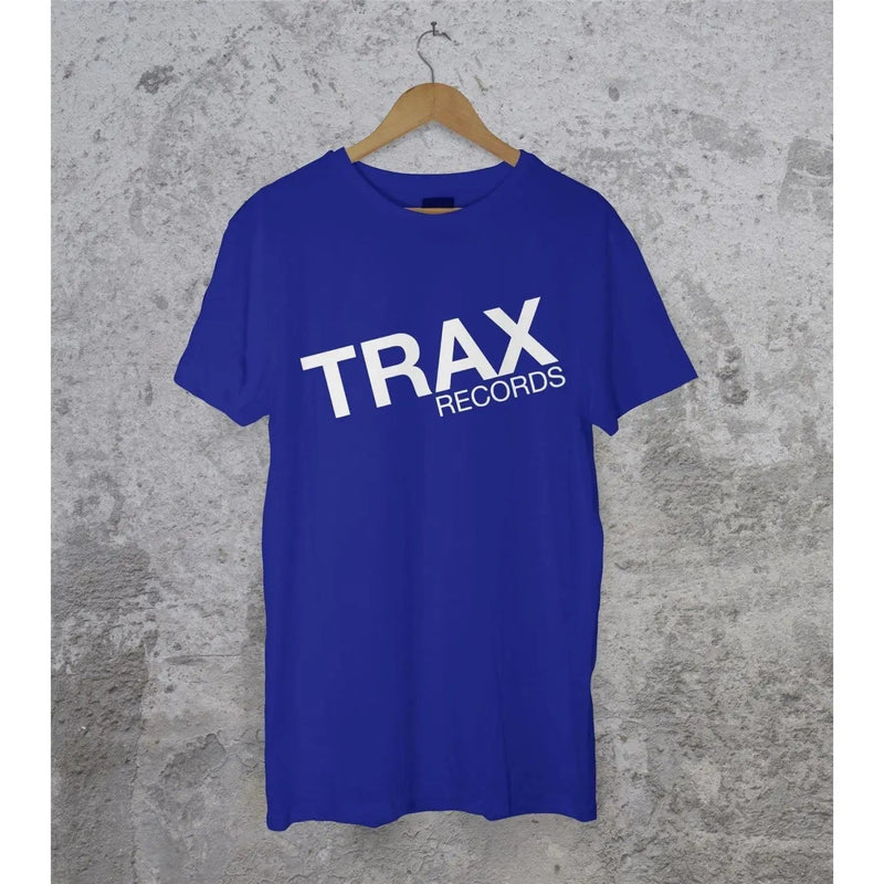 Trax Records T-Shirt - Chicago House Acid Mr Fingers Phuture L / Royal Blue
