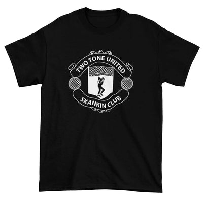 Two Tone United Skankin Club Men's T-Shirt XXL / Black