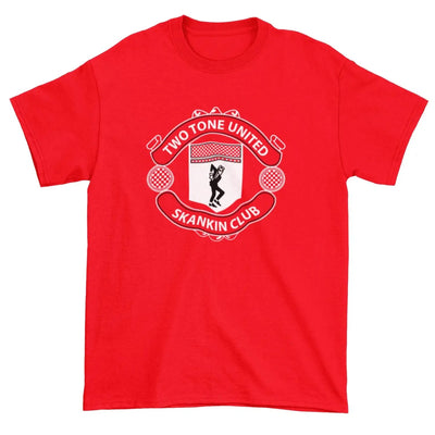 Two Tone United Skankin Club Men's T-Shirt XXL / Red